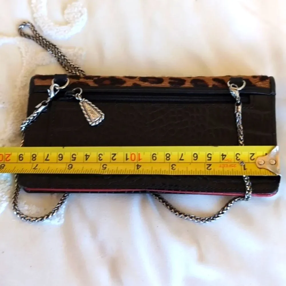 Brighton Cheetah Bellissimo Crossbody Wallet 🐆